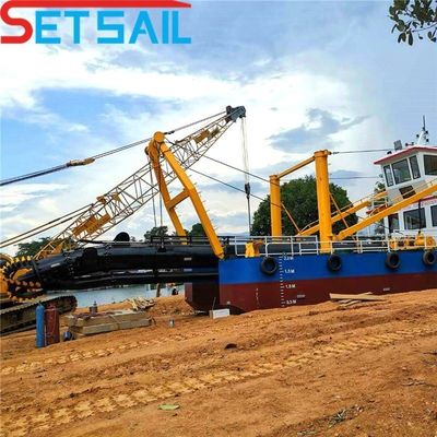 Lifeong After-sales Service Geavanceerde Snipper Zuigersand Dredger Totaal diepte 1,5m-5m