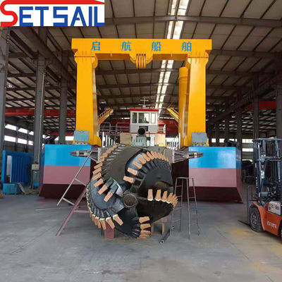 PLC Siemens Gecontroleerde 22-inch Dieselmotor Hydraulische snijmachine Zuigdrager met onderwaterpomp