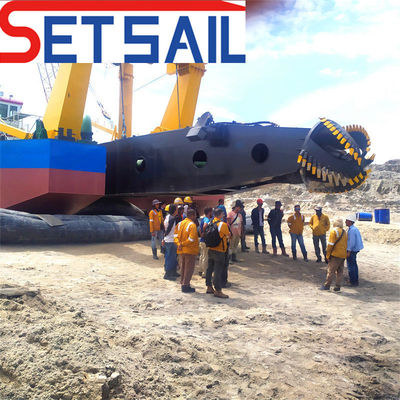 230t Totaalgewicht CTS Slot Type 15m Dredging Diepte Snipper Zuigdredger voor riviersand