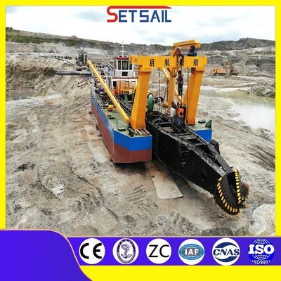 Totale diepte 1,5 m-5 m Cutter Zuigbad met en goede service in Hydrocyclone type
