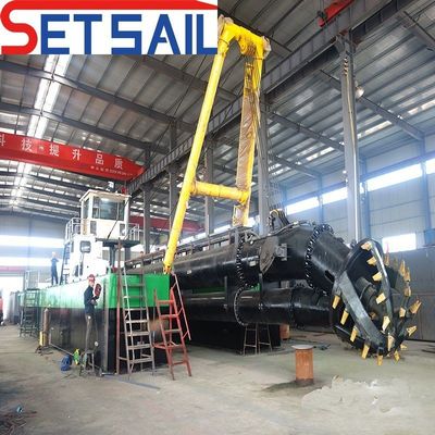 22 inch diesel motor cutter zuigersand dredger met pomp betaalbare verzendkosten