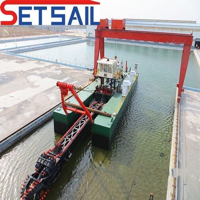 QHCSD-385 22 inch Cutter Suction Dredger met diepte meter en 1500m ontlading afstand