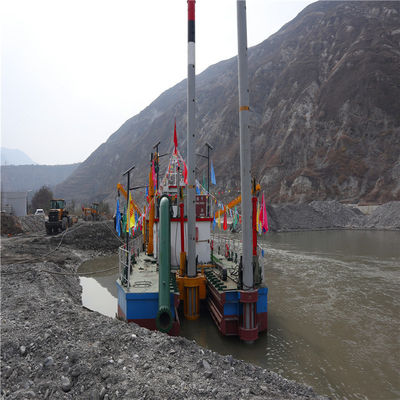 Shijiazhuang Pump Dual 22 Inch Cutter Suction Dredger voor zand en 4500m3 waterstroom