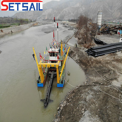 CTN Slot Type aangepast 22 inch Cutter Suction River Sand Dredger voor Lake Box Structure