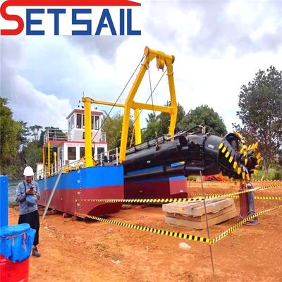 20 Inch Cutter Suction Dredger met onderwaterpomp Hoge capaciteit 750-1000 kubieke meter