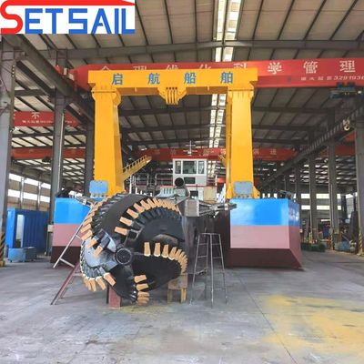 3900.00cm * 860.00cm * 225.00cm Pakketgrootte Yuchai Motor 20 inch Cutter Suction Sand Ship