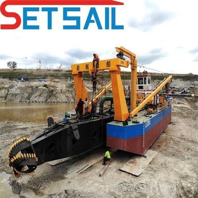 Lange 16-65m Hydrocyclone Set Sail Mute Dredger met cyclone type en mute werking