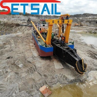 Lange 16-65m Hydrocyclone Set Sail Mute Dredger met cyclone type en mute werking