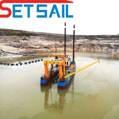 Lange 16-65m Hydrocyclone Set Sail Mute Dredger met cyclone type en mute werking