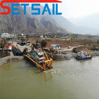 20 Inch Cutter Sand Pumping Dredger voor binnenwateren aangedreven door diesel QHCSD-437