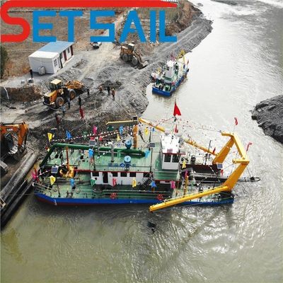 20 Inch Cutter Sand Pumping Dredger voor binnenwateren aangedreven door diesel QHCSD-437