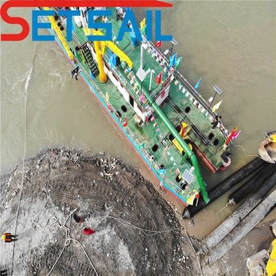 20 Inch Cutter Sand Pumping Dredger voor binnenwateren aangedreven door diesel QHCSD-437