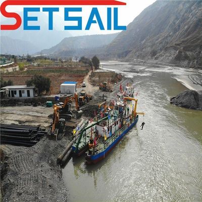 20 Inch Cutter Sand Pumping Dredger voor binnenwateren aangedreven door diesel QHCSD-437