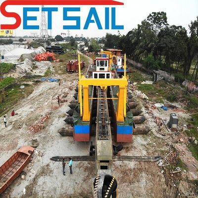 Professionele dieselmotor snijmachine zuigersand bagger met 54m hoofd en CTS slot type