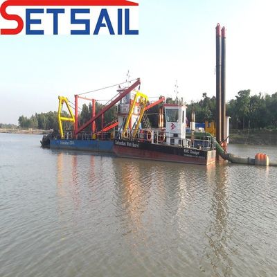 20 Inch Cutter Suction Sand Dredger voor de markt van Bangladesh 5000 kubieke meter waterstroom