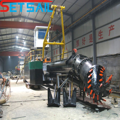 Hydraulische 20 inch River Cutter Zuigdrager Op aanvraag en 10 mm zijdeplaat
