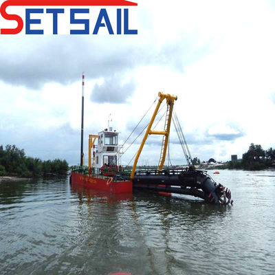 180000.000kg Pakket Bruto Gewicht Dieselmotor 18 inch Cutter Suction Dredger voor zand