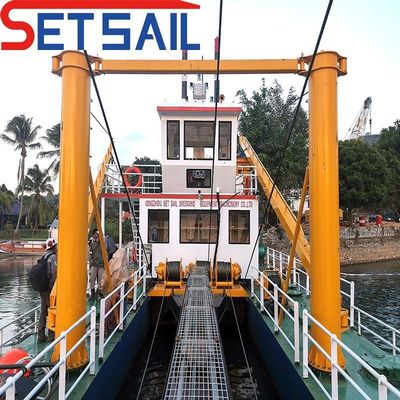 18 Inch Cutter Suction Dredging Machine CTN Slot Type 2000meter Maximale ontladingsafstand