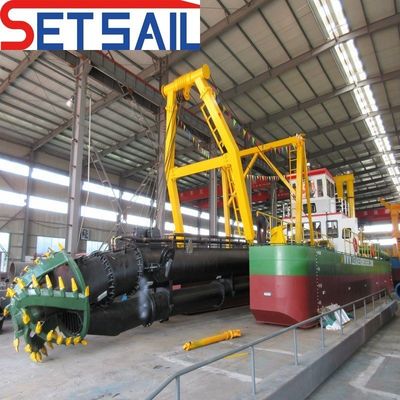 18 Inch Cutter Suction Dredging Machine CTN Slot Type 2000meter Maximale ontladingsafstand