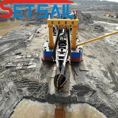 18 Inch Cutter Suction Dredger met capaciteit rivier zandpomp en Cumins 1137 Kw motor