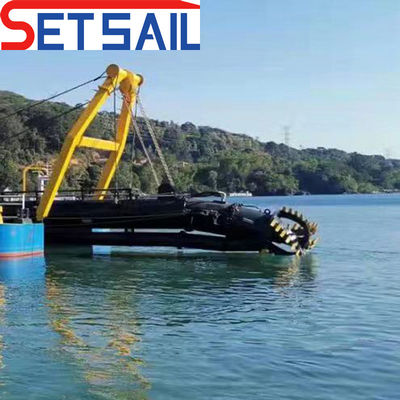 18 Inch Cutter Zuigdraagmachine voor het baggeren Diepte 2,25 Meter Waterstroom 3500 kubieke meter