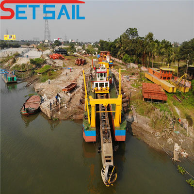 18 inch hydraulische besturing cutter zuigdredger met CTN slot type en 700m3 capaciteit