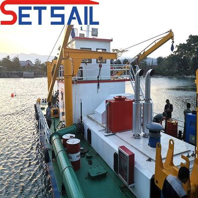 10 mm dekplaatdikte 18 inch snijmachine zuigersand bagger in Egypte Cyclone type