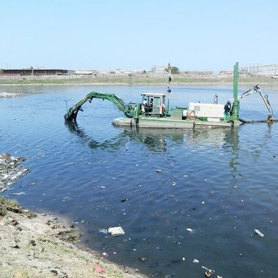 6 meter droogdiepte Amfibische veeldoelige droogmachine voor milieubescherming