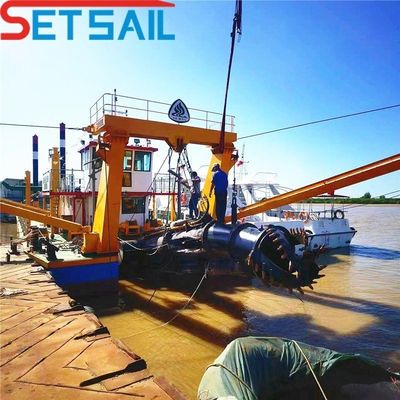 180000.000kg brutogewicht Hydraulische 18 inch snijmachine zuigersandgraver met vrachtwagen