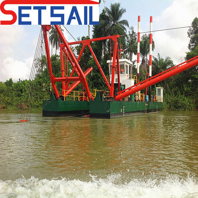 18 Inch Cutter Suction Dredger met Hydraulisch Motorpakket Bruto Gewicht 230000.000kg