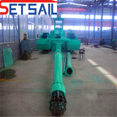 27m-39m Totaal lengte QHJSD-2 Hydraulische dieselmotor Reactieve zuigende zanddredger voor de rivier