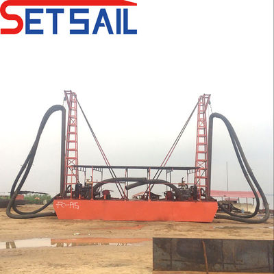 Max. capaciteit 100m3-2000m3 Volledig automatische dredger voor het winnen van rivierzand