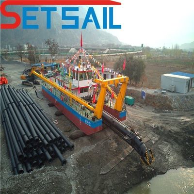 7.5m Breedte 298kw Hulpmotorvermogen 18 inch Cutter Zuigdredger voor baggeren