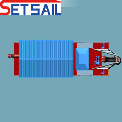 Totale breedte 3-7m Op maat gemaakte dieselmotor Rivier zand bagger met Power Jet zuigkracht