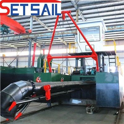 Krachtige 100m3-2000m3 Jet Suction Rivier Sand Diamond / Gold Dredger met Agitate Schacht