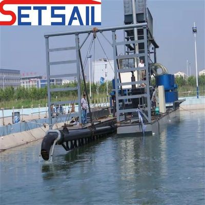 Siemens PLC Control 10 inch Jet Suction River Sand Pump Dredger met Cummins motor