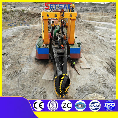 18/20/26-inch Cutter Suction Dredger Vessel met dieselmotor en hydraulisch systeem