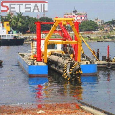 20 inch Canvas Capaciteit 1000m3/H Gravel Mud Sand Dredger voor het baggeren in ondiep water