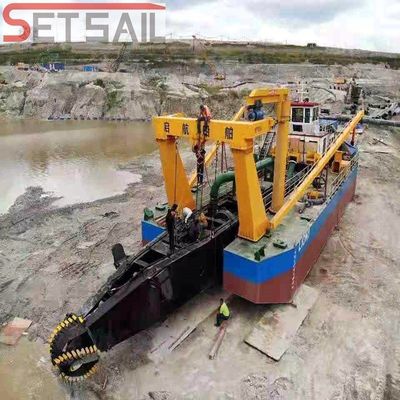 20 inch Canvas Capaciteit 1000m3/H Gravel Mud Sand Dredger voor het baggeren in ondiep water