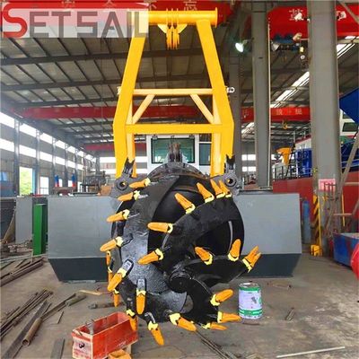 20 inch Canvas Capaciteit 1000m3/H Gravel Mud Sand Dredger voor het baggeren in ondiep water