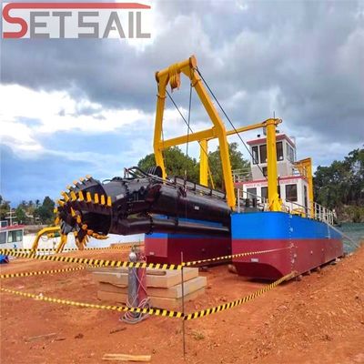 20 inch Canvas Capaciteit 1000m3/H Gravel Mud Sand Dredger voor het baggeren in ondiep water