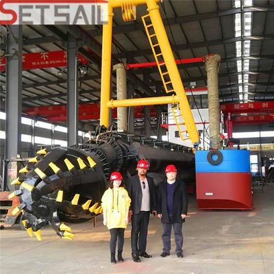 20 inch Canvas Capaciteit 1000m3/H Gravel Mud Sand Dredger voor het baggeren in ondiep water