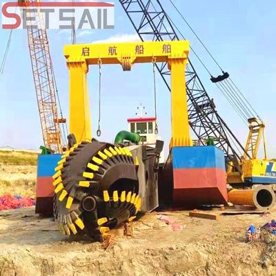 20 inch Canvas Capaciteit 1000m3/H Gravel Mud Sand Dredger voor het baggeren in ondiep water