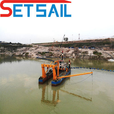 20 inch Capaciteit 4000m3/h Elektrische zanddredger voor de tinmijn Ontladingsafstand 1500m