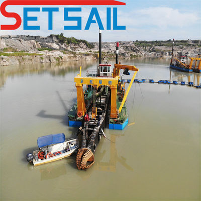 20 inch Capaciteit 4000m3/h Elektrische zanddredger voor de tinmijn Ontladingsafstand 1500m