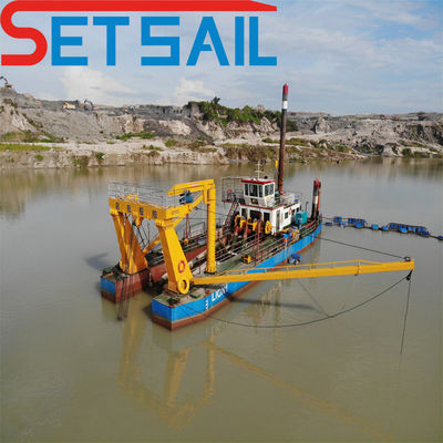 20 inch Capaciteit 4000m3/h Elektrische zanddredger voor de tinmijn Ontladingsafstand 1500m