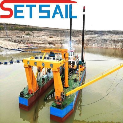 20 inch Capaciteit 4000m3/h Elektrische zanddredger voor de tinmijn Ontladingsafstand 1500m