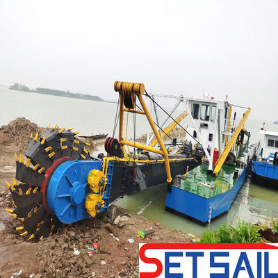 Anker Boom Wheel Bucket Dredger met Weichai Diesel Engine en 160m3-2000m3 capaciteit