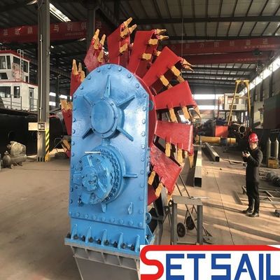Anker Boom Wheel Bucket Dredger met Weichai Diesel Engine en 160m3-2000m3 capaciteit