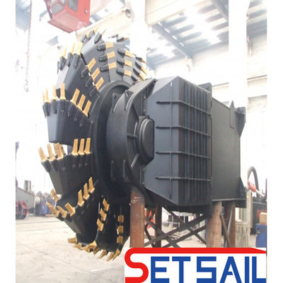 Anker Boom Wheel Bucket Dredger met Weichai Diesel Engine en 160m3-2000m3 capaciteit